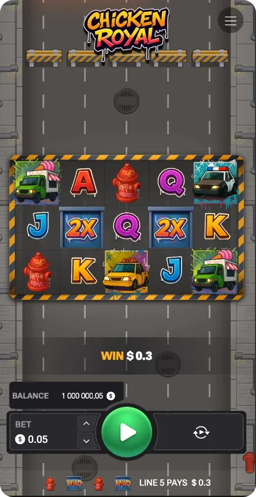 Chicken Royal 2x multiplier active