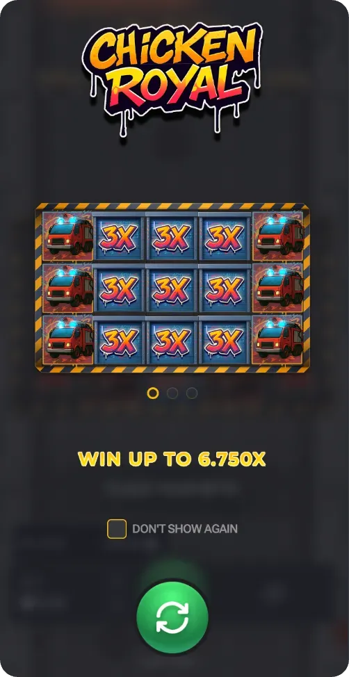 Chicken Royal main game screen